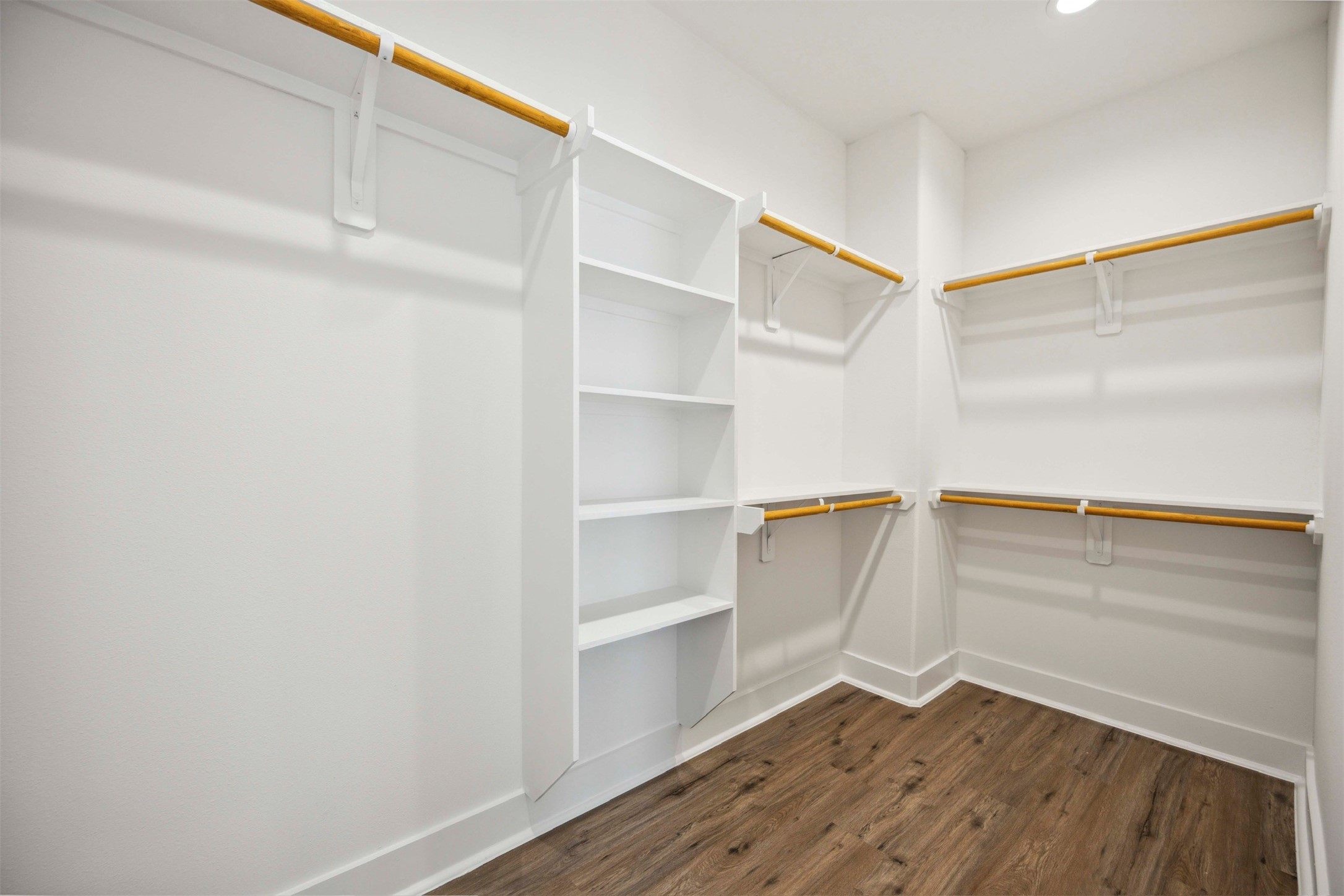 3504 Caplin Street, Unit B Houston, TX 77026 - Photo 18 of 26 a view of an empty walk in closet
