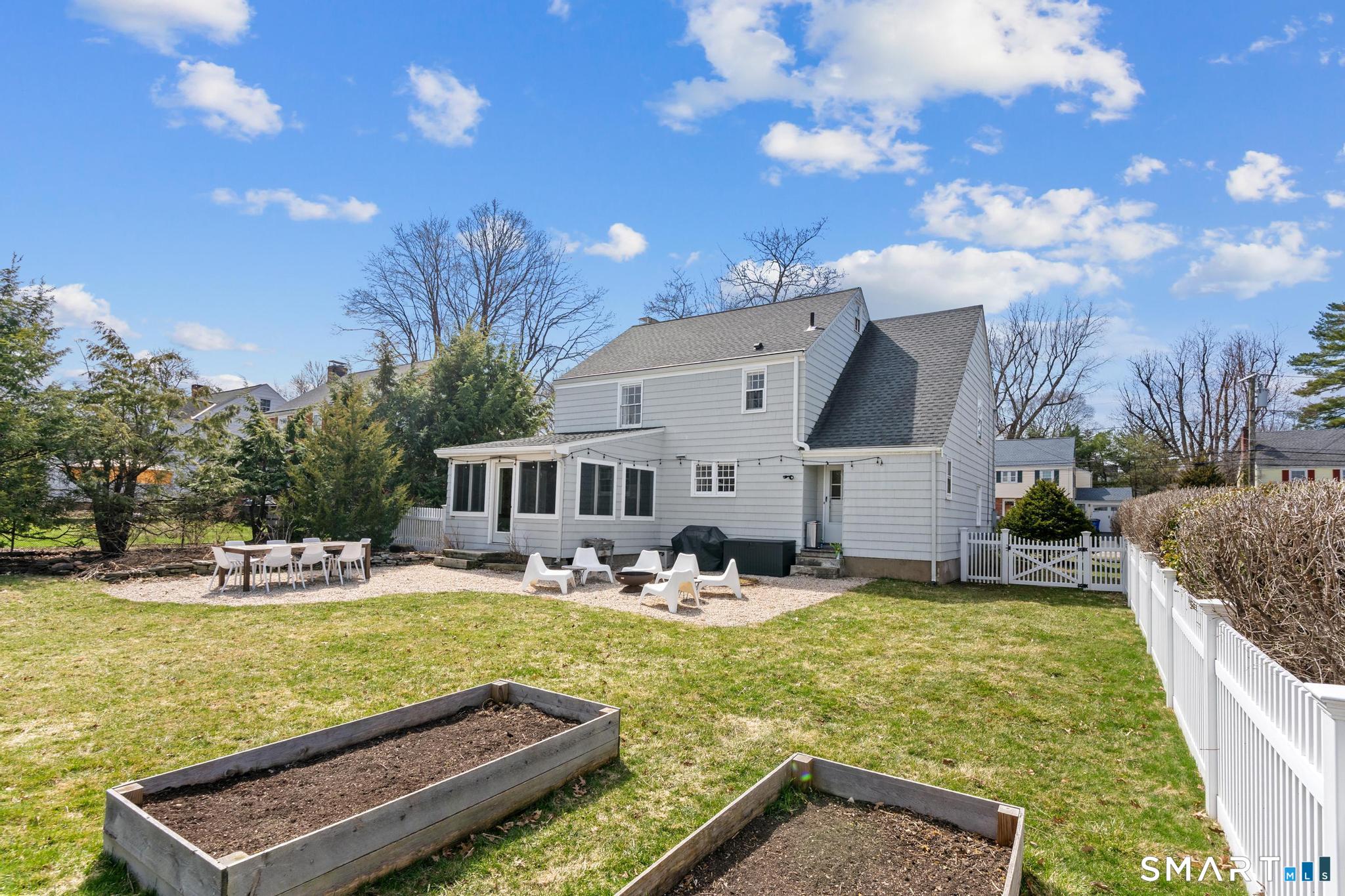 40 Fairlee Road West Hartford, CT 06107 - Photo 37 of 40 Raised garden beds and outdoor space for gardening or play.