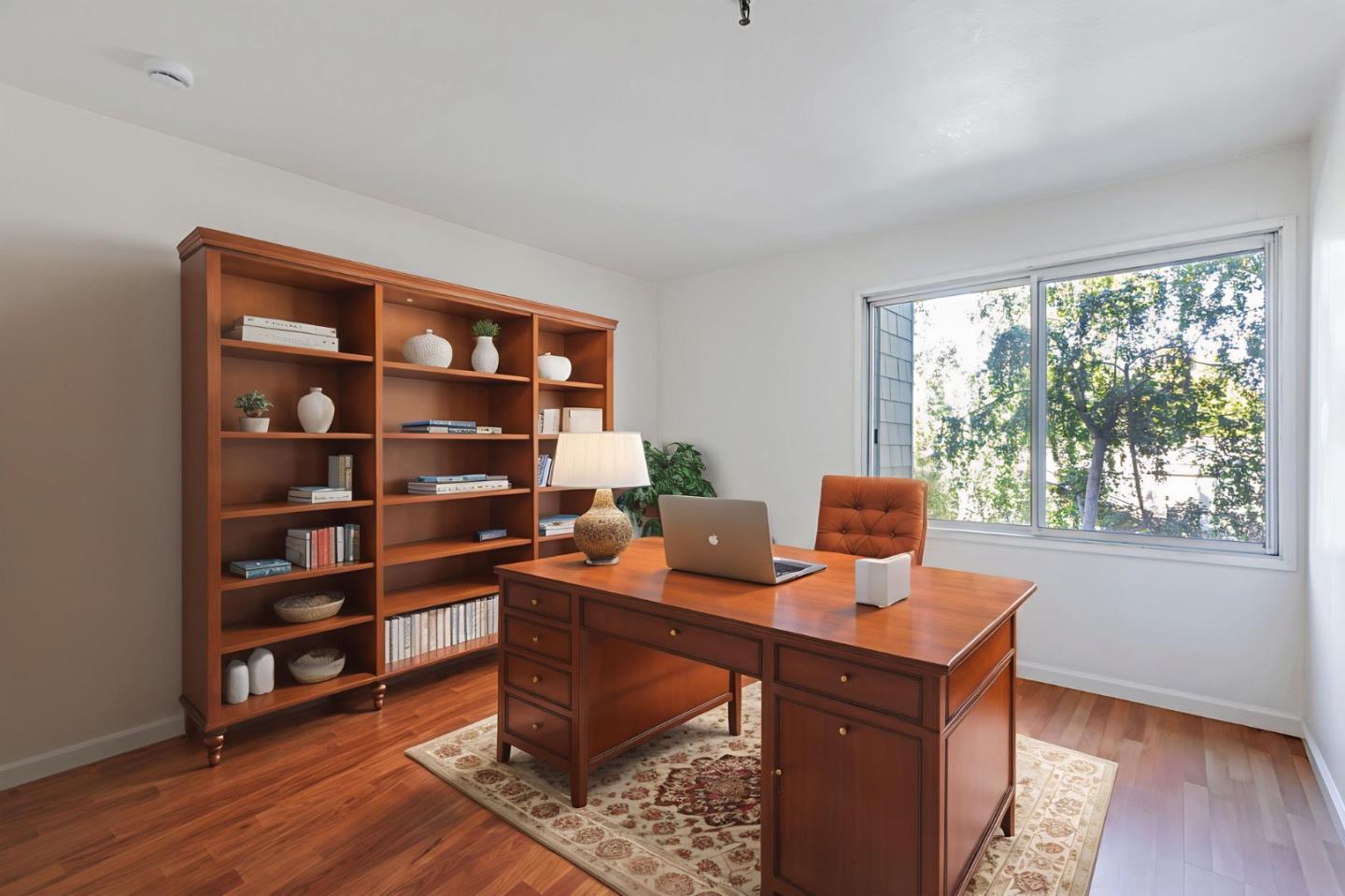 49 Showers Drive, Unit W203 Mountain View, CA 94040 - Photo 11 of 38 a view of a workspace with furniture and a window