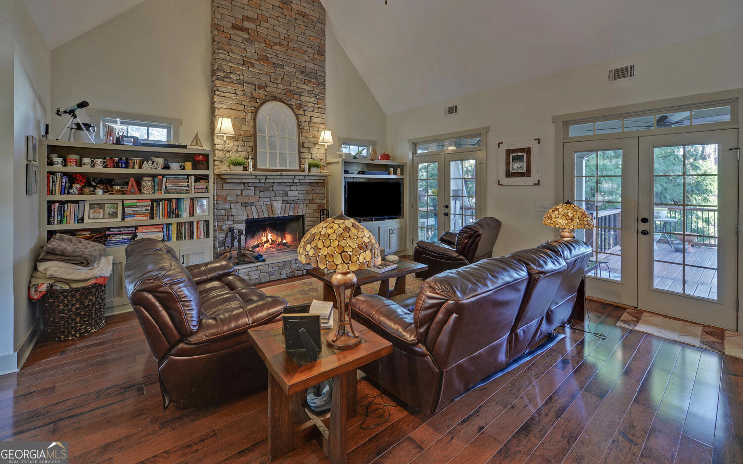 819 Tranquility Lane Hartwell, GA 30643 - Photo 4 of 81 a living room with furniture fireplace and wooden floor