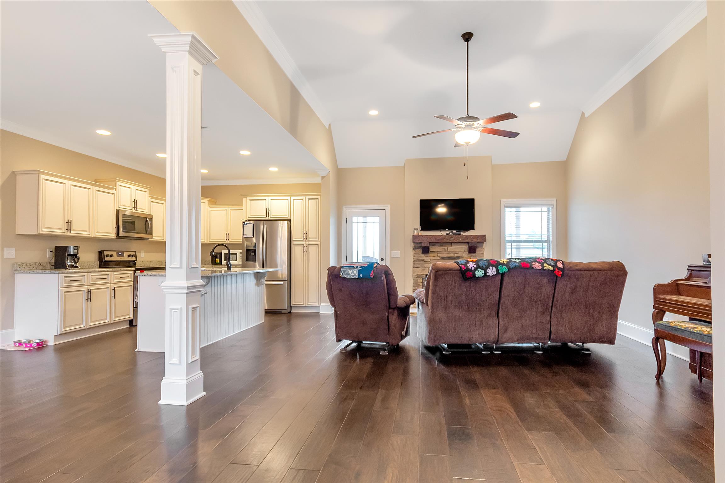 2935 Turner Road Watertown, TN 37184 - Photo 5 of 17 a living room with furniture flat screen tv and wooden floor