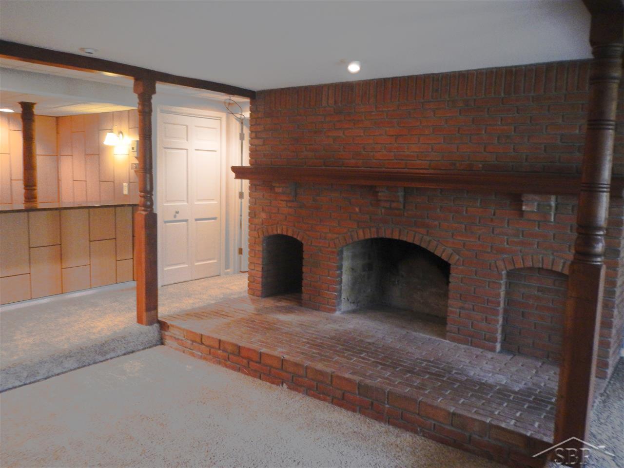 11210 Dice Road Freeland, MI 48623 - Photo 34 of 45 Lower Level Fireplace
