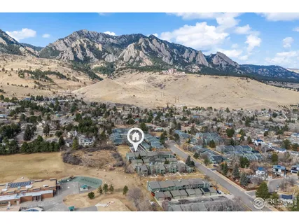 a view of city and mountain