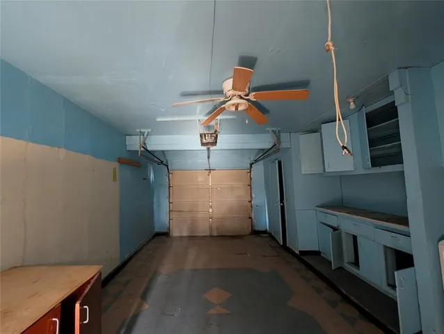 a view of storage and utility room