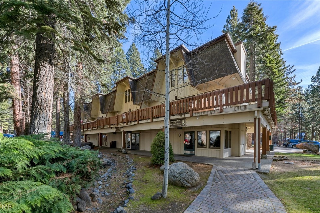 120 Country Club Drive, Unit 3 Incline Village, NV 89451 - Photo 28 of 38 a view of a house with a garden and deck
