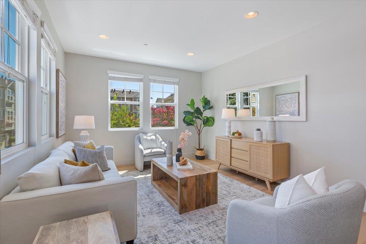 850 Sycamore Loop Mountain View, CA 94043 - Photo 9 of 36 a living room with furniture and windows