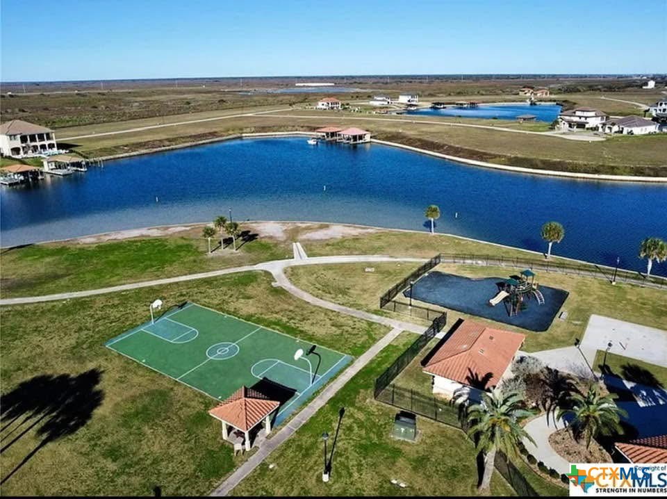 72 Blanc Court Port O'Connor, TX 77982 - Photo 4 of 8 an aerial view of a city