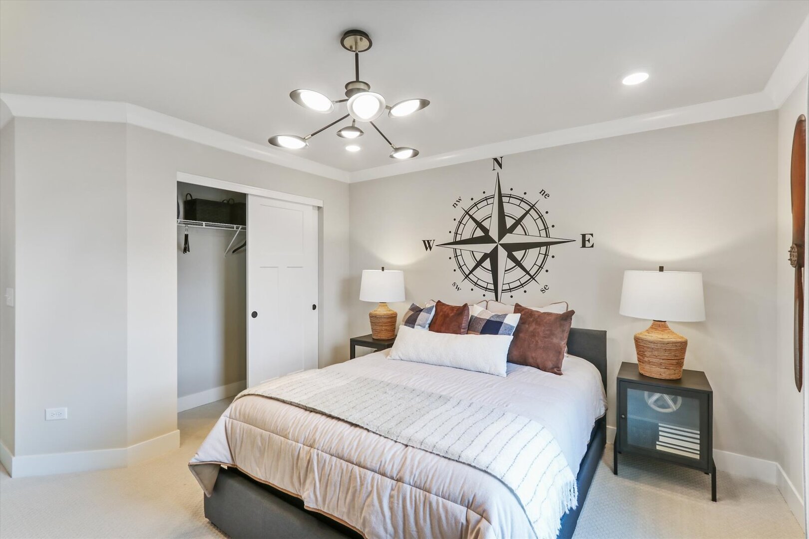 13044 South Boulder Lane Plainfield, IL 60585 - Photo 31 of 36 a bedroom with a bed and wooden floor