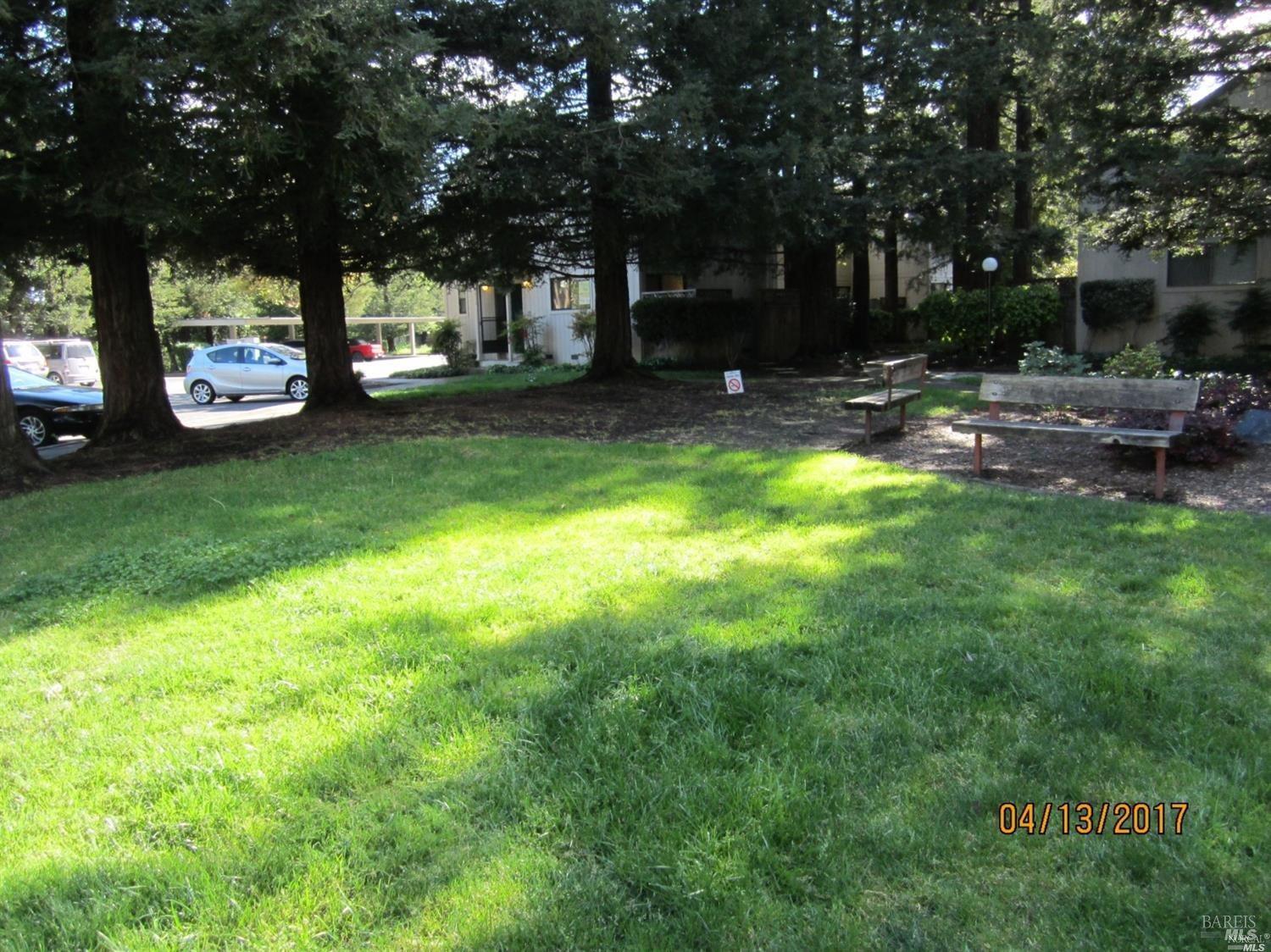 1939 Windmill Circle Santa Rosa, CA 95403 - Photo 19 of 20 a backyard of a house with lots of green space and fountain