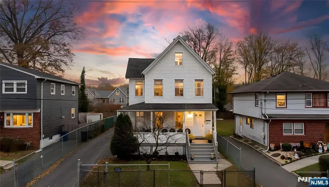 a view of a house with a patio