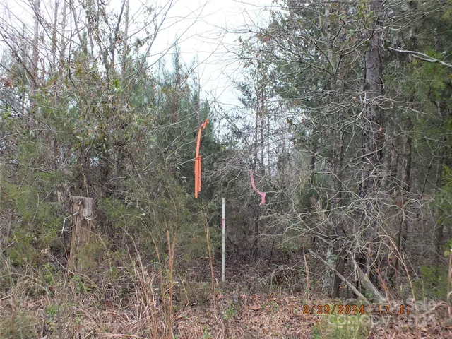 a backyard of a house with lots of green space and a lake view