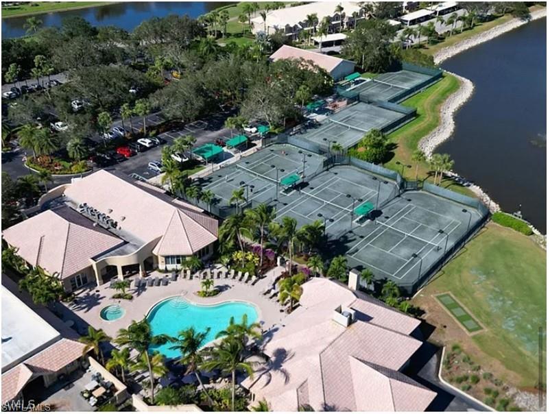 13060 Amberley Court, Unit 807 Bonita Springs, FL 34135 - Photo 32 of 33 an aerial view of a house with outdoor space