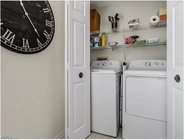 a view of washer and dryer