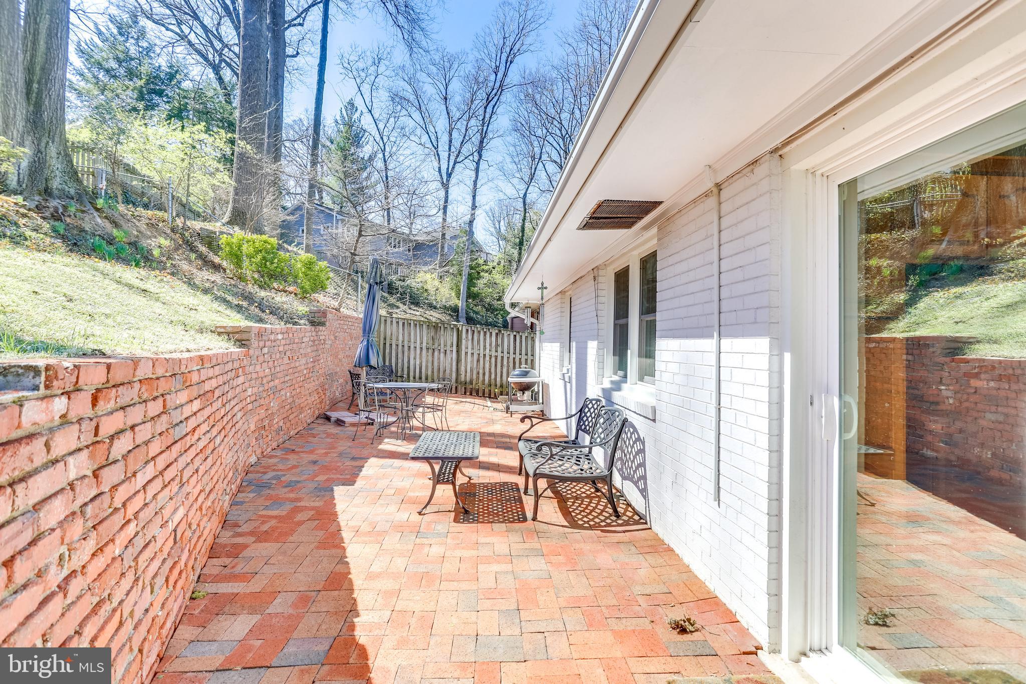 3710 Lorcom Lane Arlington, VA 22207 - Photo 44 of 48 Georgetown-style patio across the back of home