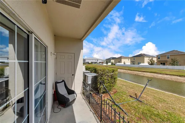 a view of a balcony