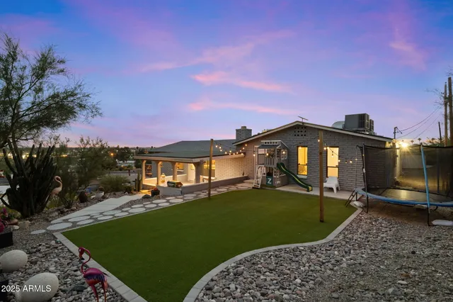 a view of city from balcony
