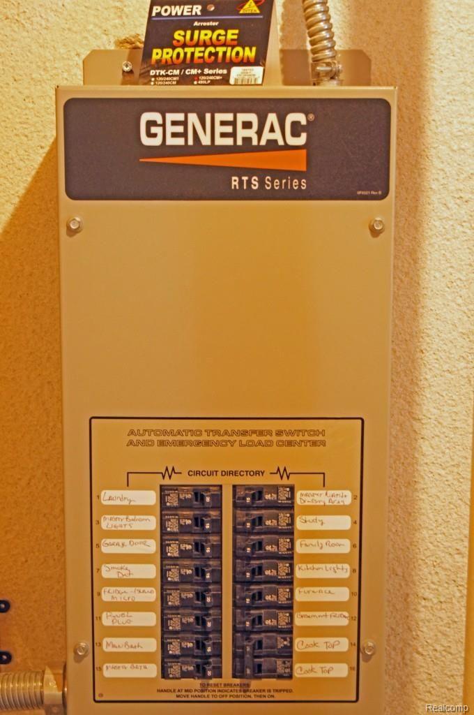 3773 Fawn Drive Rochester, MI 48306 - Photo 62 of 63 Whole-House Generator. The First Time You Need It, You Won't Know What You Did Without It...