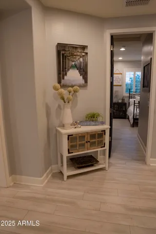 a view of a livingroom with furniture