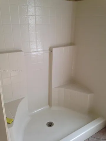 a close up of a bathtub