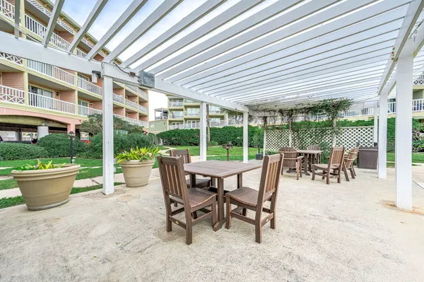 front view of big building with a yard