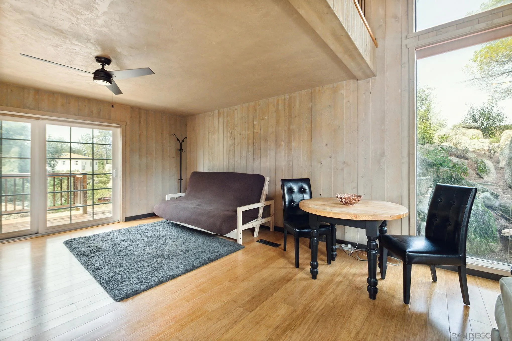 29026 Deer Creek Trail Pine Valley, CA 91962 - Photo 14 of 37 a workspace with furniture window and wooden floor