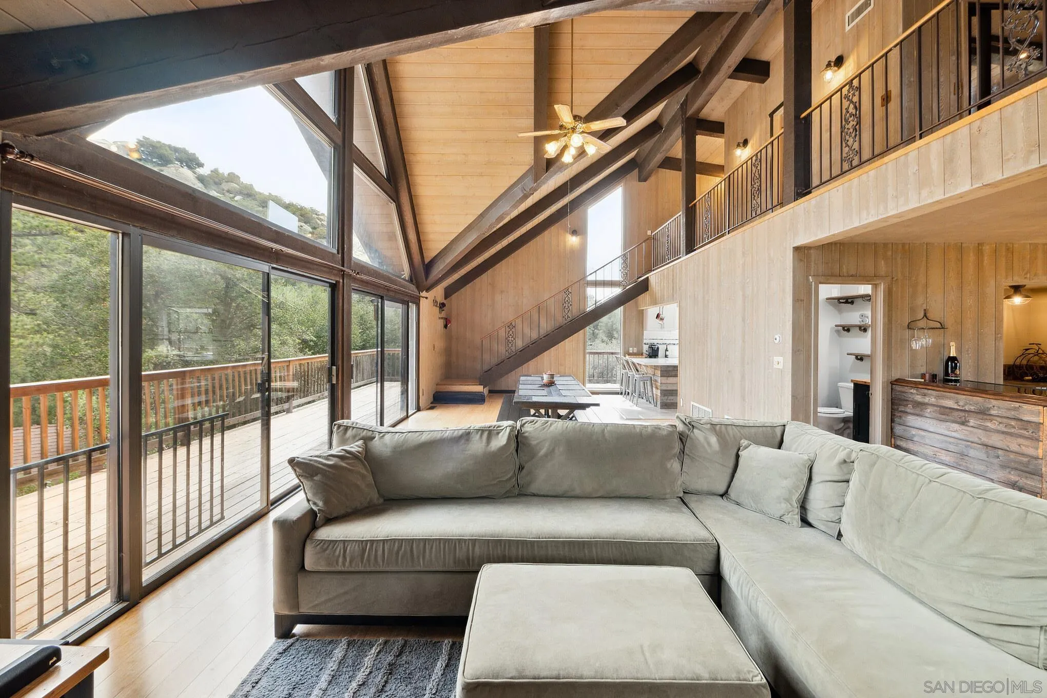 29026 Deer Creek Trail Pine Valley, CA 91962 - Photo 10 of 37 a living room with furniture and a large window