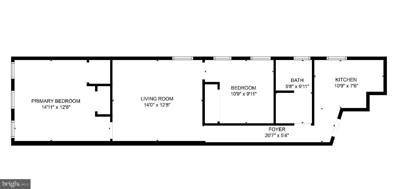 445 East Fort Avenue, Unit A Baltimore, MD 21230 - Photo 18 of 18 a picture of a floor plan