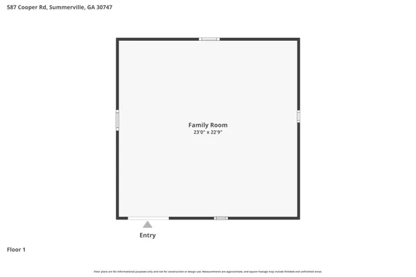 $650,000 | 587 Cooper Road, Summerville, GA 30747