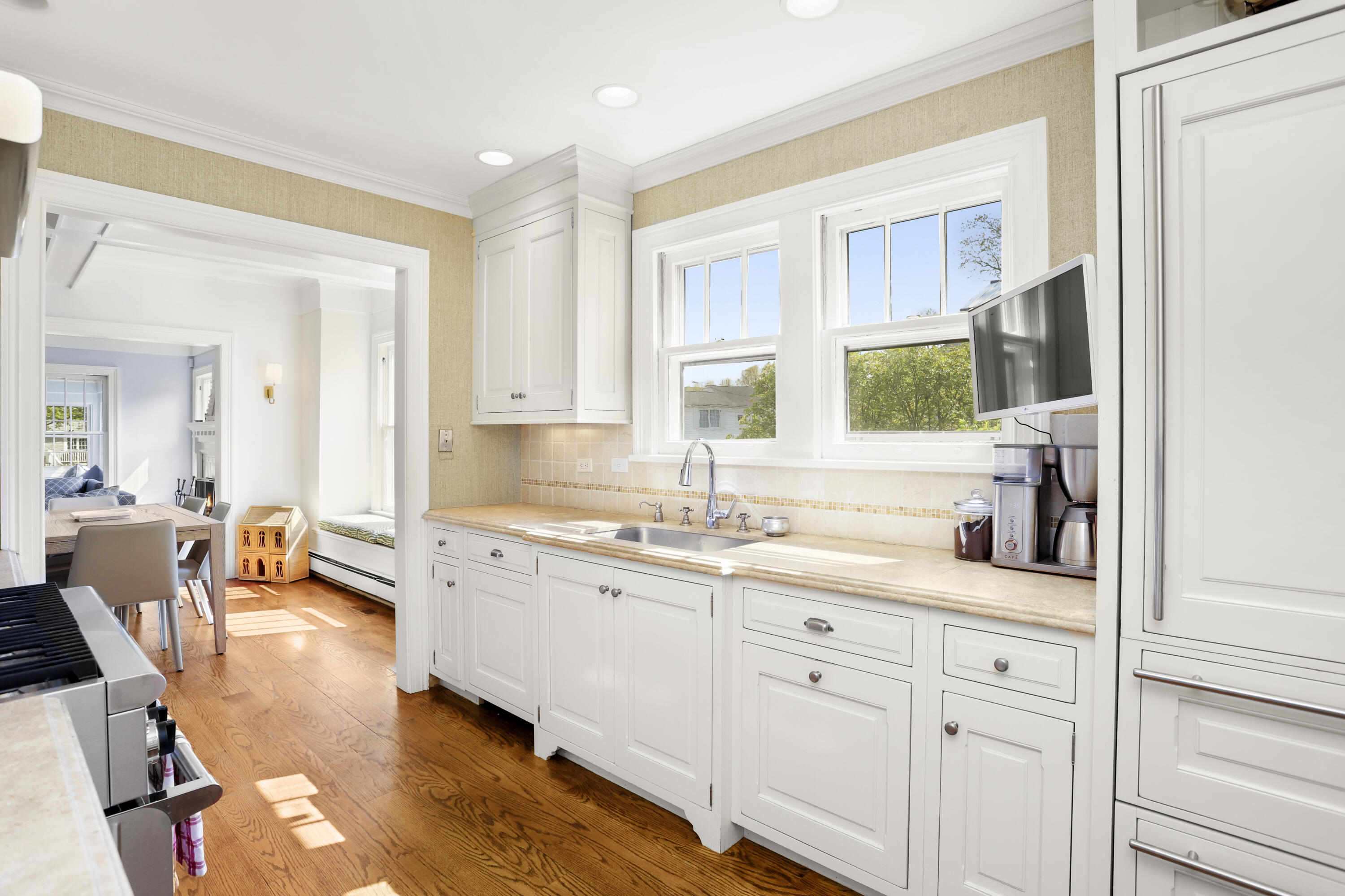 78 Roton Avenue Norwalk, CT 06853 - Photo 13 of 31 a spacious bathroom with a granite countertop sink and mirror