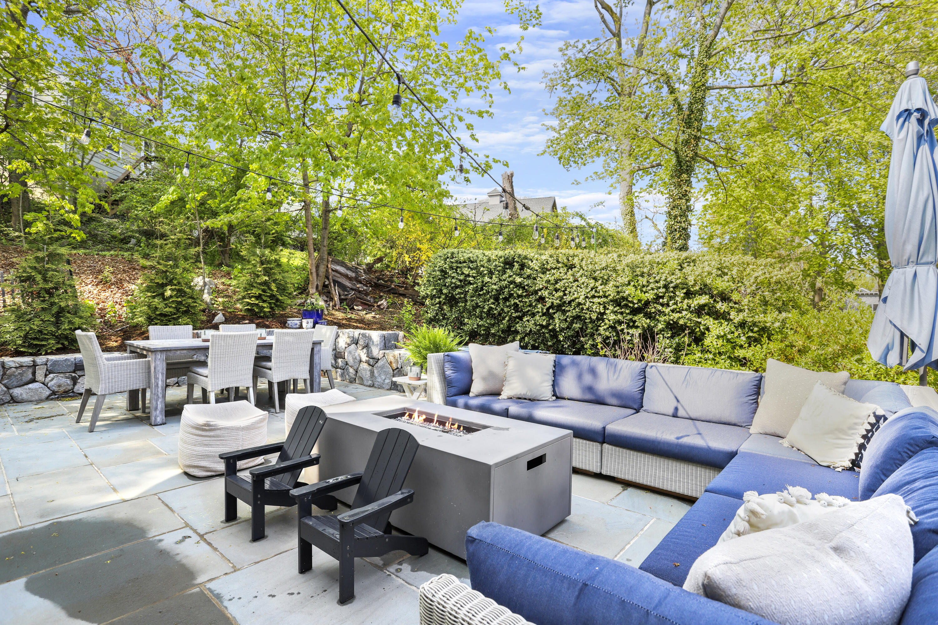 78 Roton Avenue Norwalk, CT 06853 - Photo 26 of 31 a roof deck with couches and wooden fence