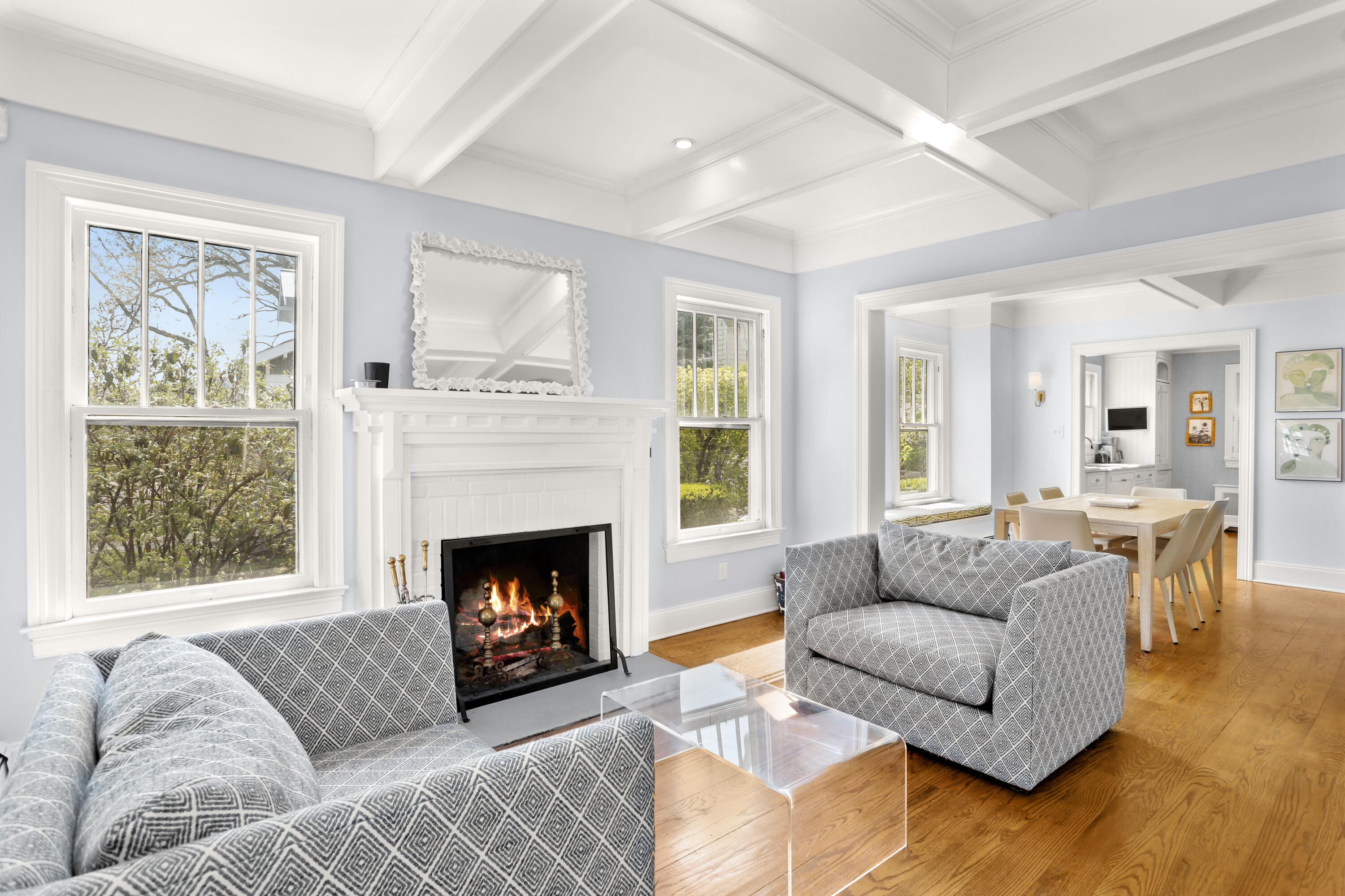 78 Roton Avenue Norwalk, CT 06853 - Photo 8 of 31 a living room with furniture and a fireplace