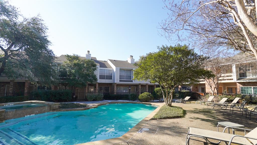 12921 Abrams Road, Unit 505 Dallas, TX 75243 - Photo 22 of 24 Integrated pool / spa featuring a patio