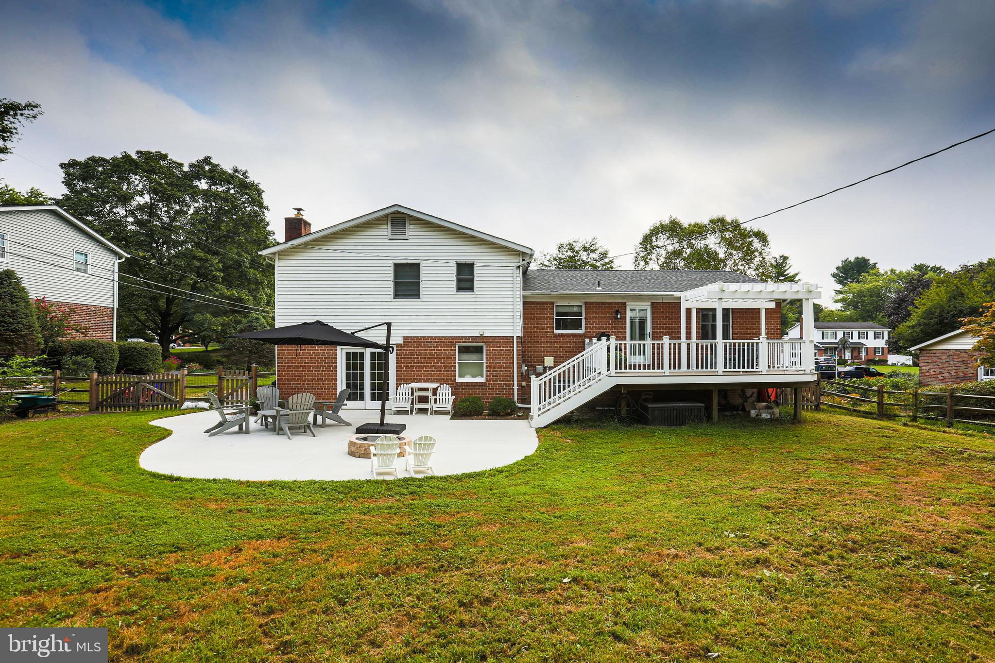 2518 Jonathan Road Ellicott City, MD 21042 - Photo 45 of 52 Large fenced in rear yard and entertaining area