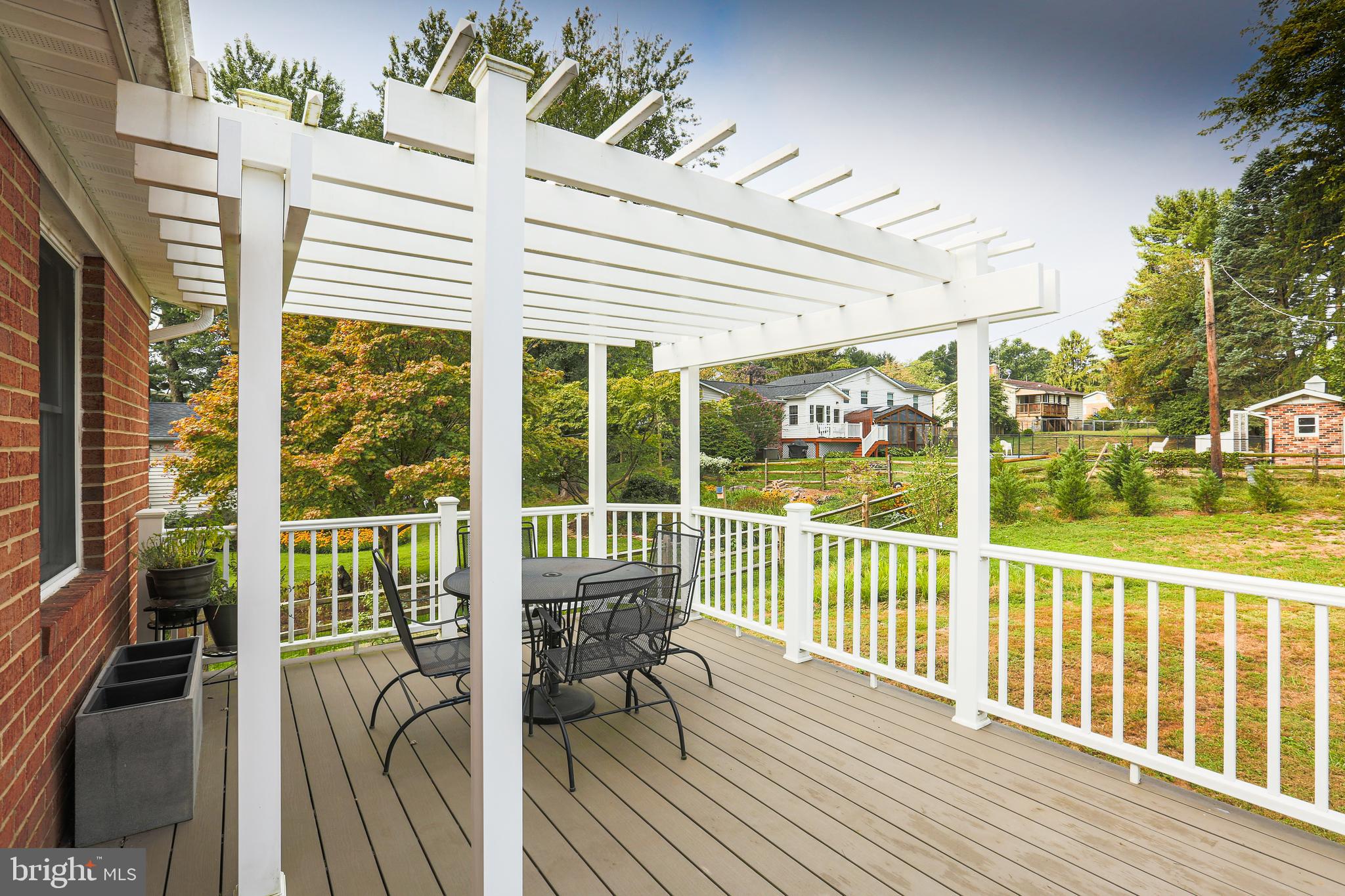 2518 Jonathan Road Ellicott City, MD 21042 - Photo 46 of 52 Maintenance Free deck with new pergola