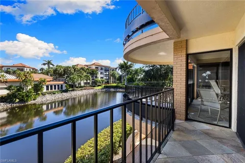 a view of a lake with a city