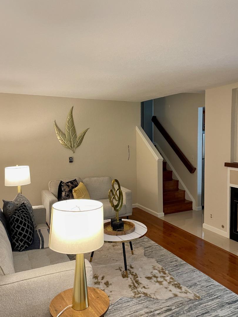862 La Barbera Drive San Jose, CA 95126 - Photo 10 of 29 a view of entryway kitchen and hall with wooden floor