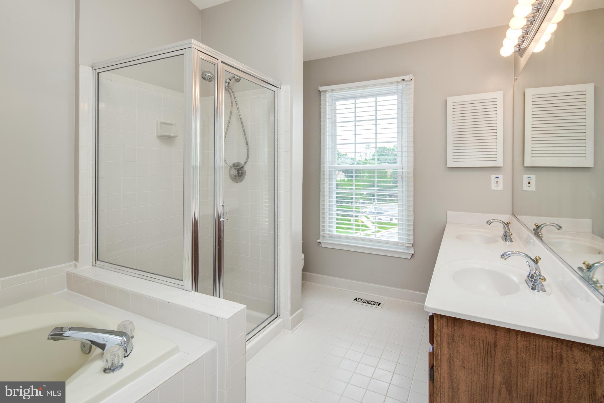 46871 Rabbitrun Terrace Sterling, VA 20164 - Photo 15 of 30 a bathroom with a tub sink and a window