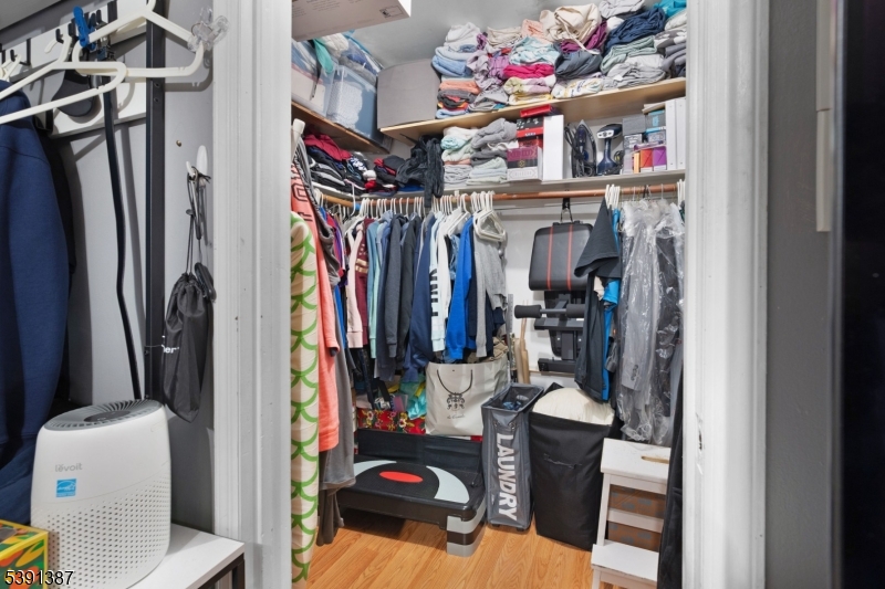 566 2nd Avenue Elizabeth, NJ 07202 - Photo 16 of 38 a view of walk in closet with clothes and shoes