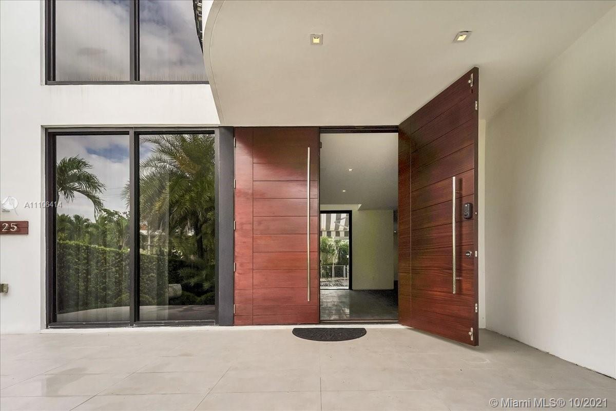 2125 North Bay Road Miami Beach, FL 33140 - Photo 10 of 71 a view of a door in front of a house
