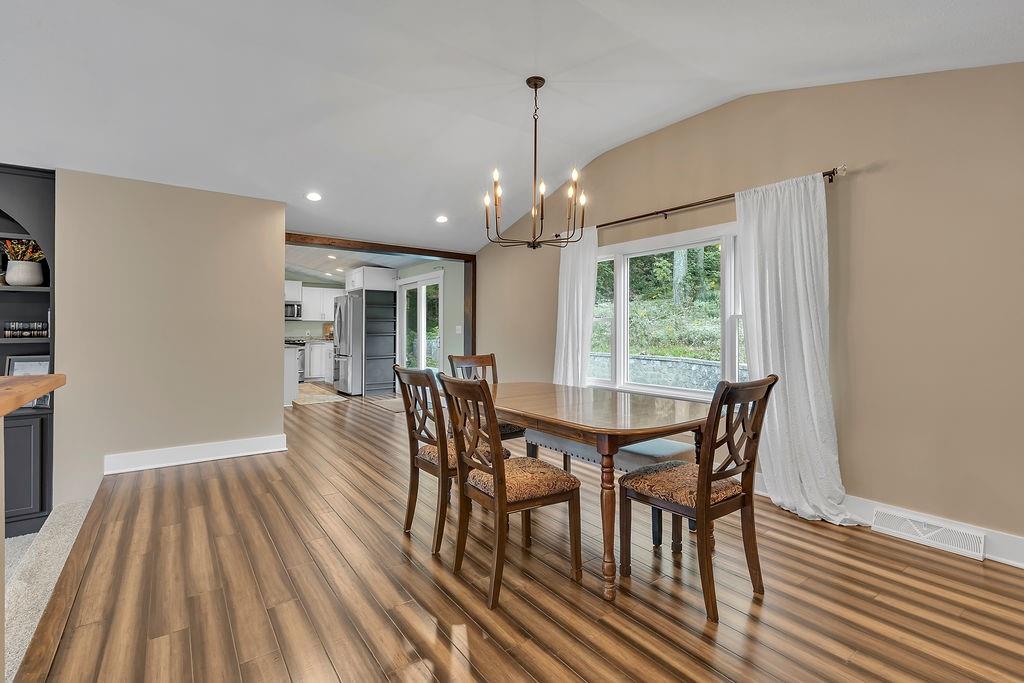 4173 River Road Beaver Falls, PA 15010 - Photo 9 of 33 Large dining space. More than enough space for your family and holiday dinners,