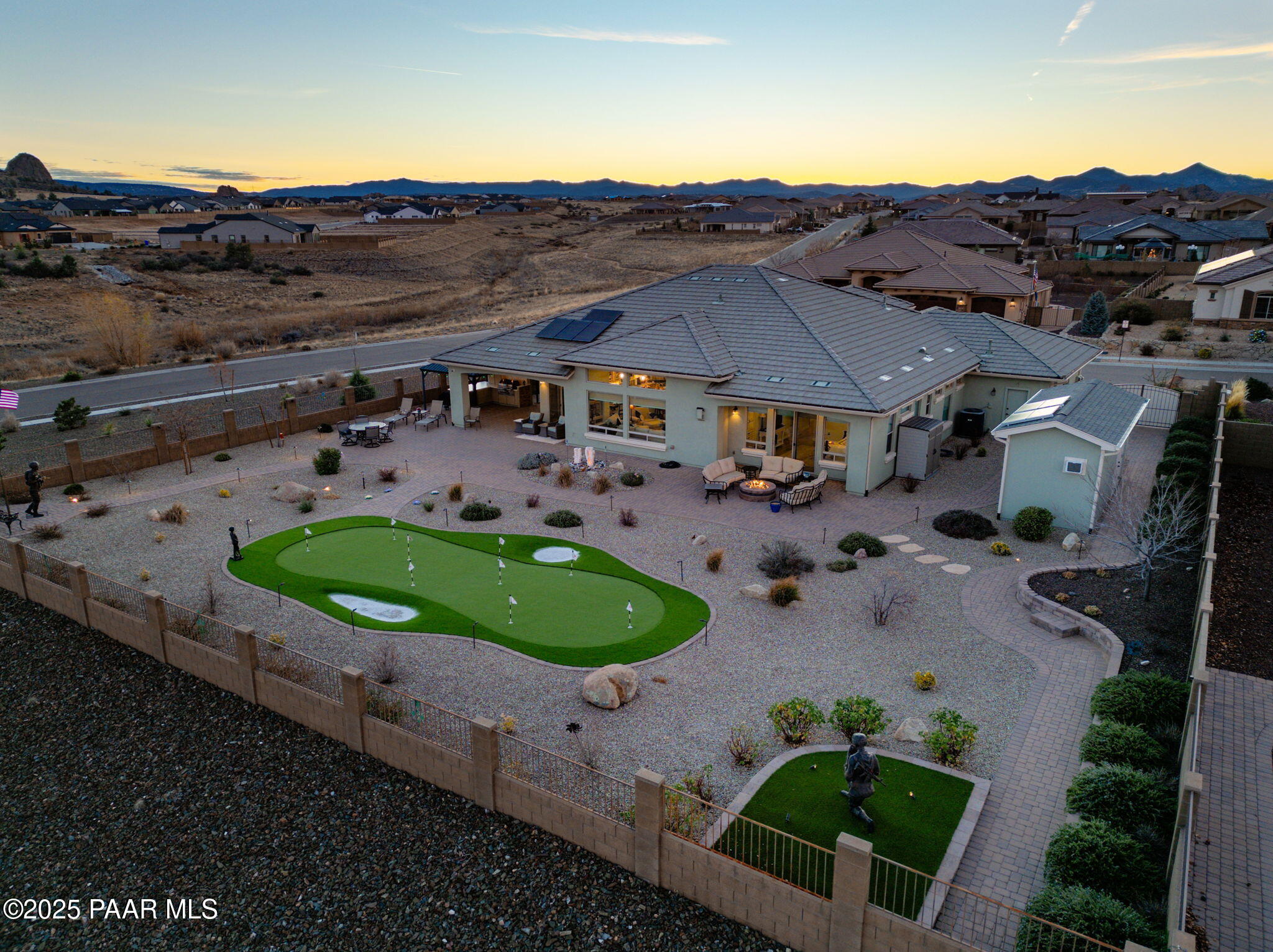 5207 Copper Ridge Drive Prescott, AZ 86301 - Photo 13 of 29 Backyard Aerial