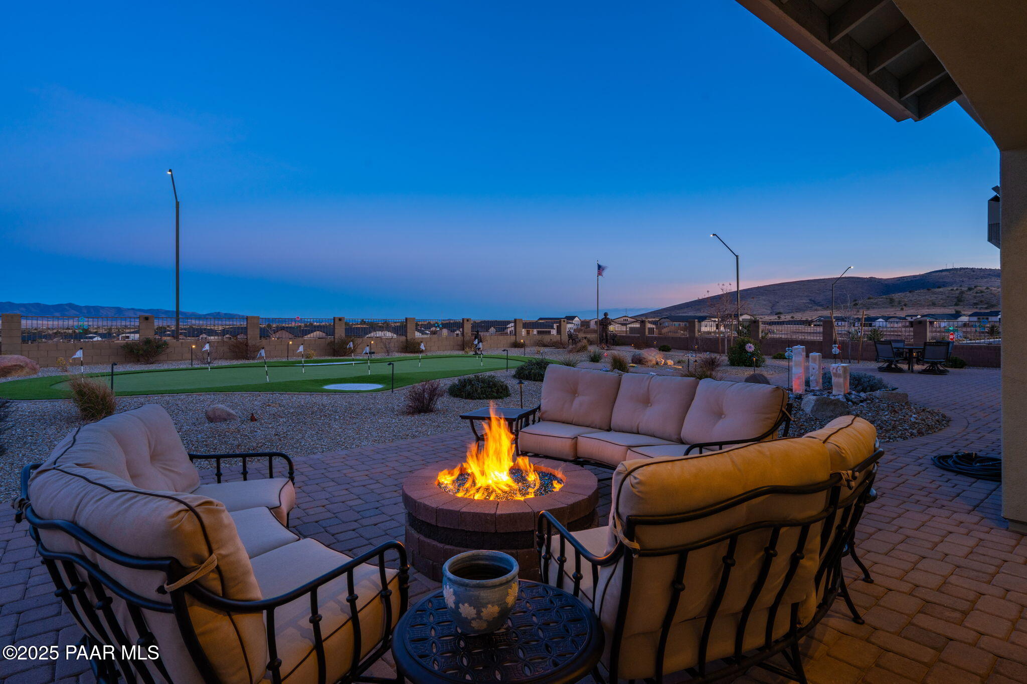 5207 Copper Ridge Drive Prescott, AZ 86301 - Photo 20 of 29 Backyard Gas Firepit