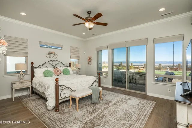 a view of a garage with storage