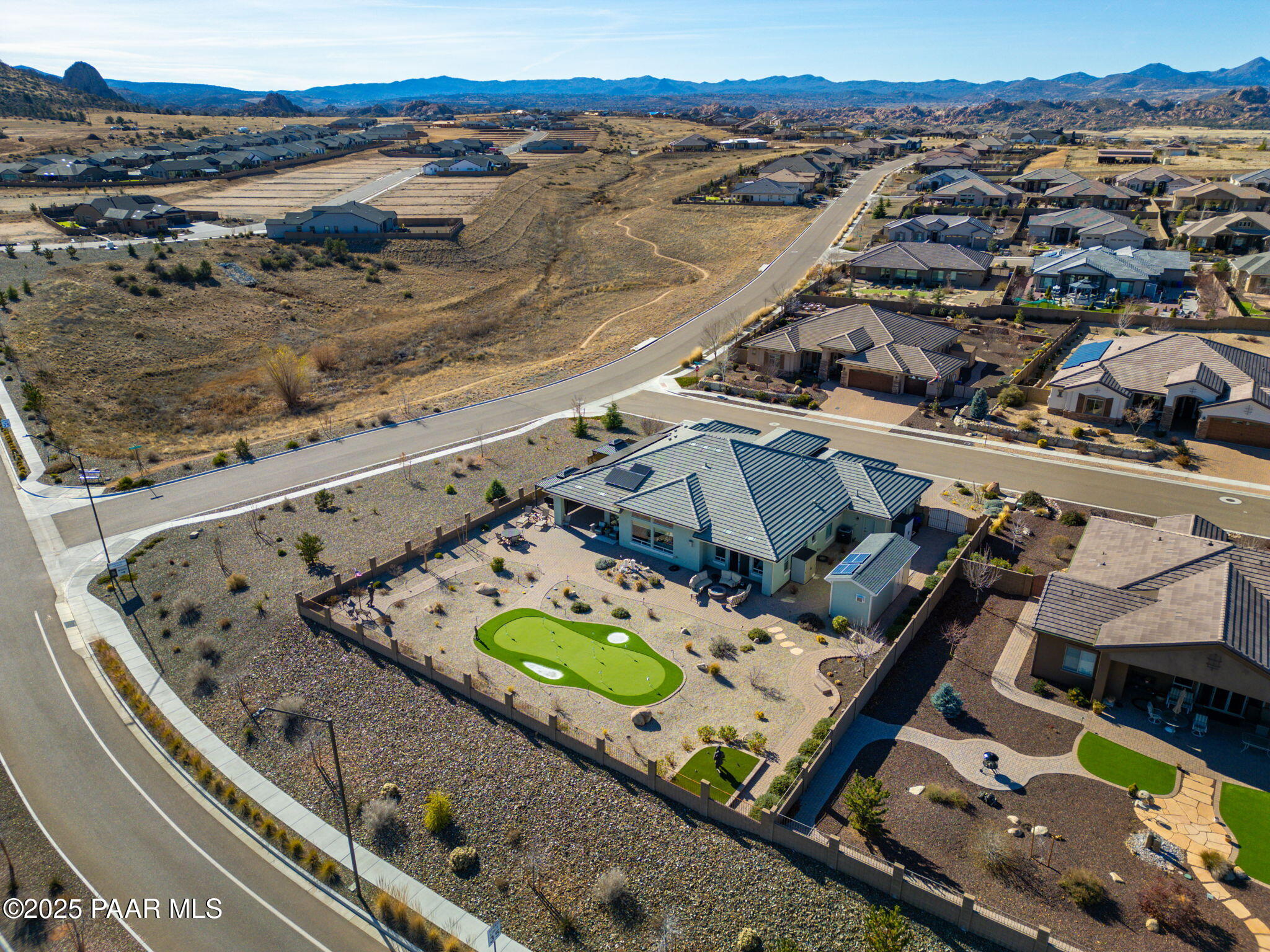 5207 Copper Ridge Drive Prescott, AZ 86301 - Photo 23 of 29 Backyard Aerial