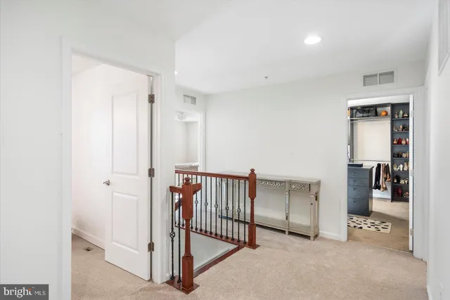 a view of a room with entryway bedroom and hall