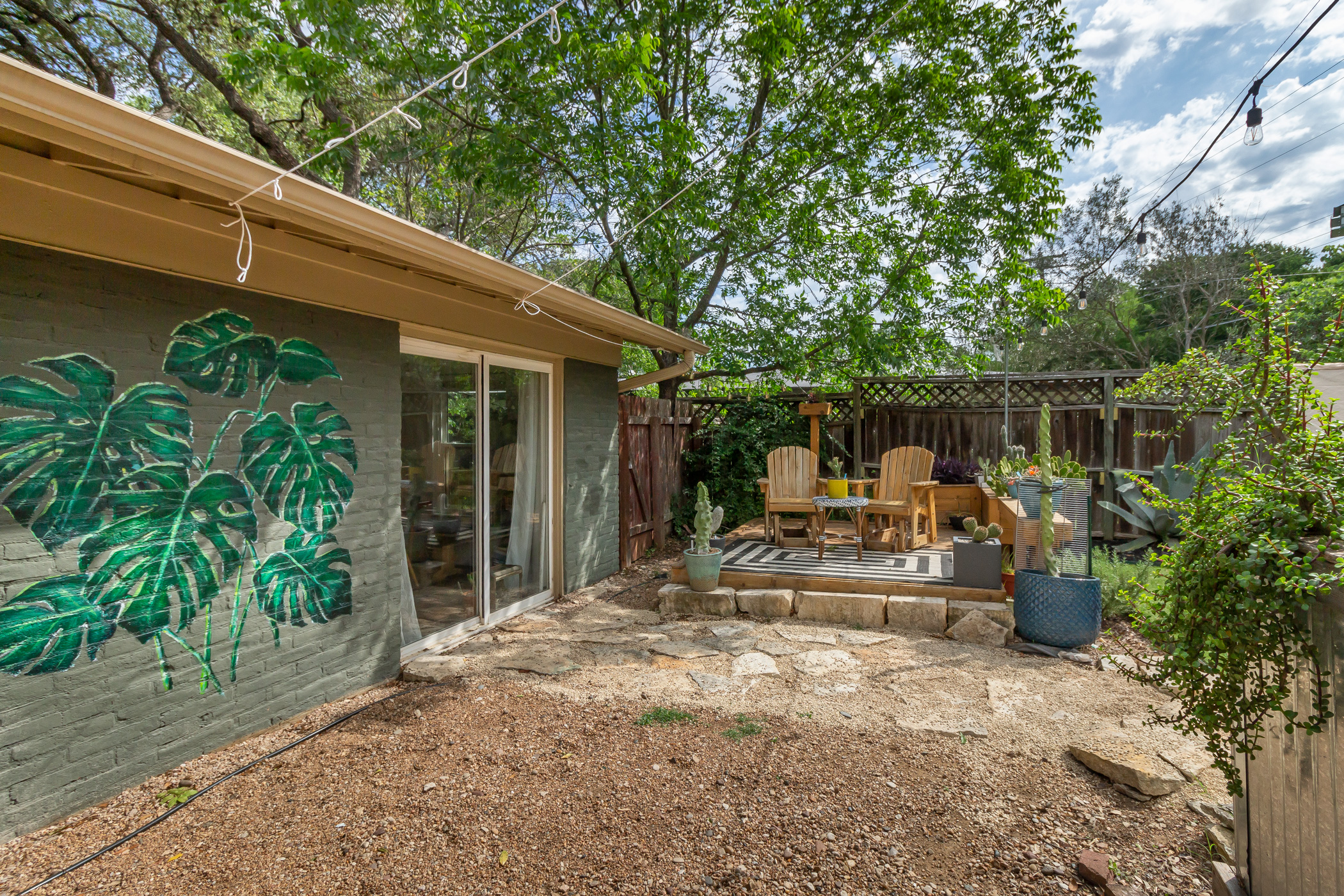 2809 Rae Dell Avenue Austin, TX 78704 - Photo 19 of 34 Inviting back yard with wood deck