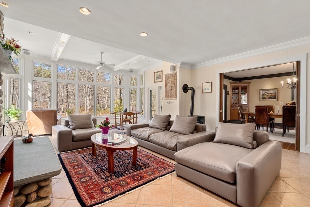 9 Lantern Lane Natick, MA 01760 - Photo 7 of 42 a living room with furniture and a large window