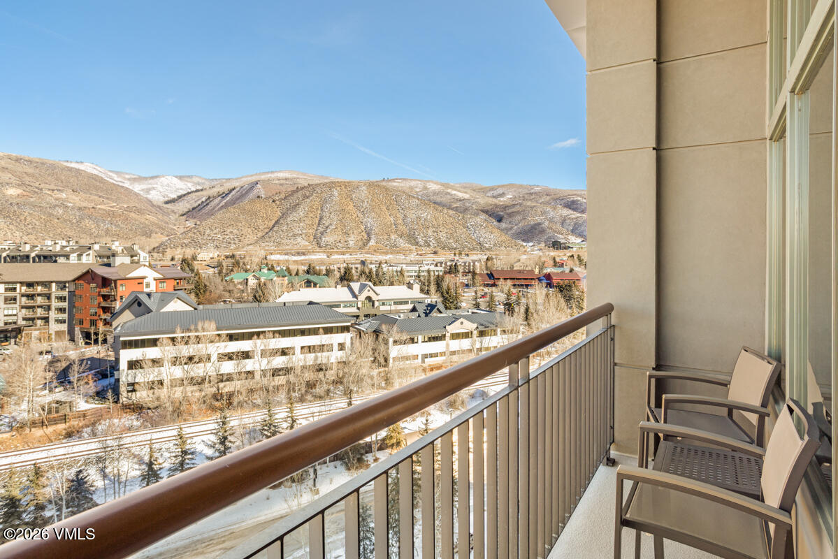 126 Riverfront Lane, Unit 912 Avon, CO 81620 - Photo 18 of 28 a view of a city from a balcony