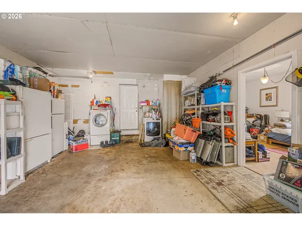 a storage room with lots of stuff