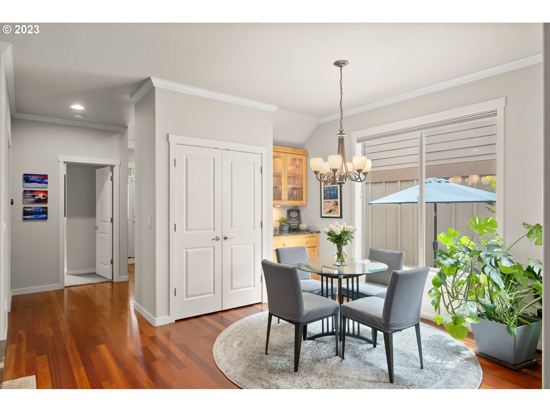 8964 Southwest Taylors Ferry Road Portland, OR 97223 - Photo 14 of 32 a view of a dining room with furniture window and wooden floor
